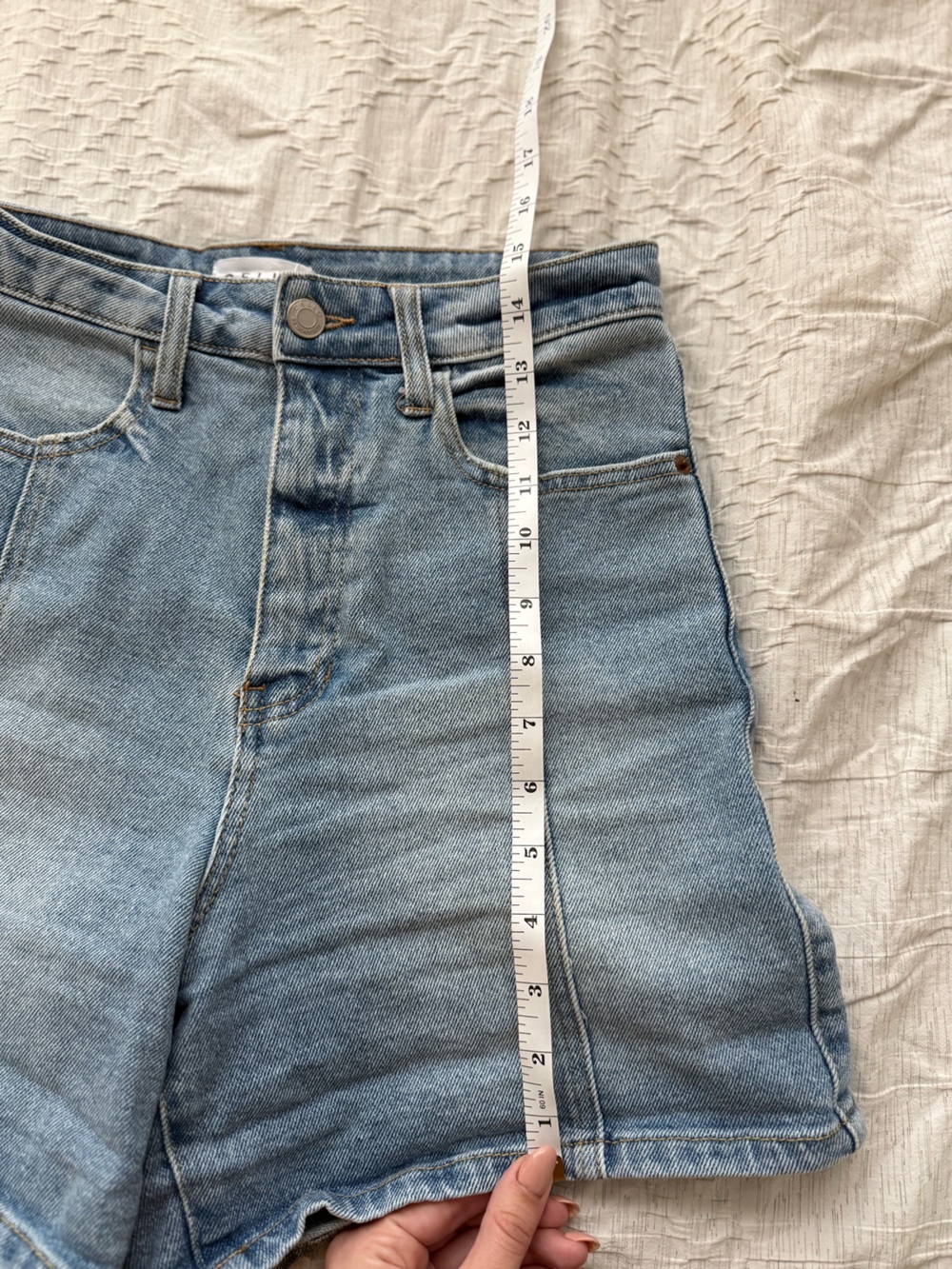 Cello High-Waist Light Blue Denim Shorts - Picture 4 of 4